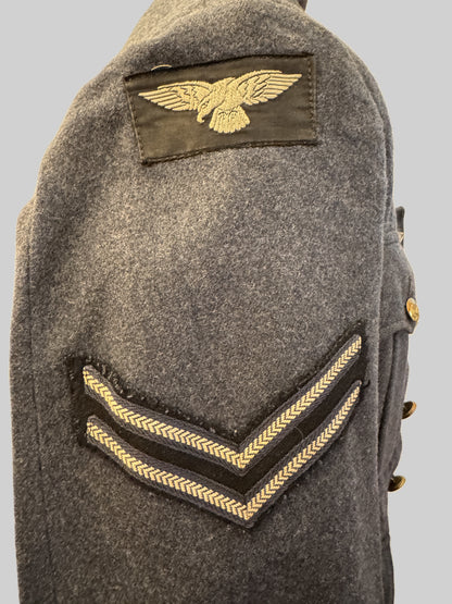 WW2 British RAF Royal Air Force Corporal NCO Uniform Tunic – Original Second World War British Service Dress Tunic tailore...