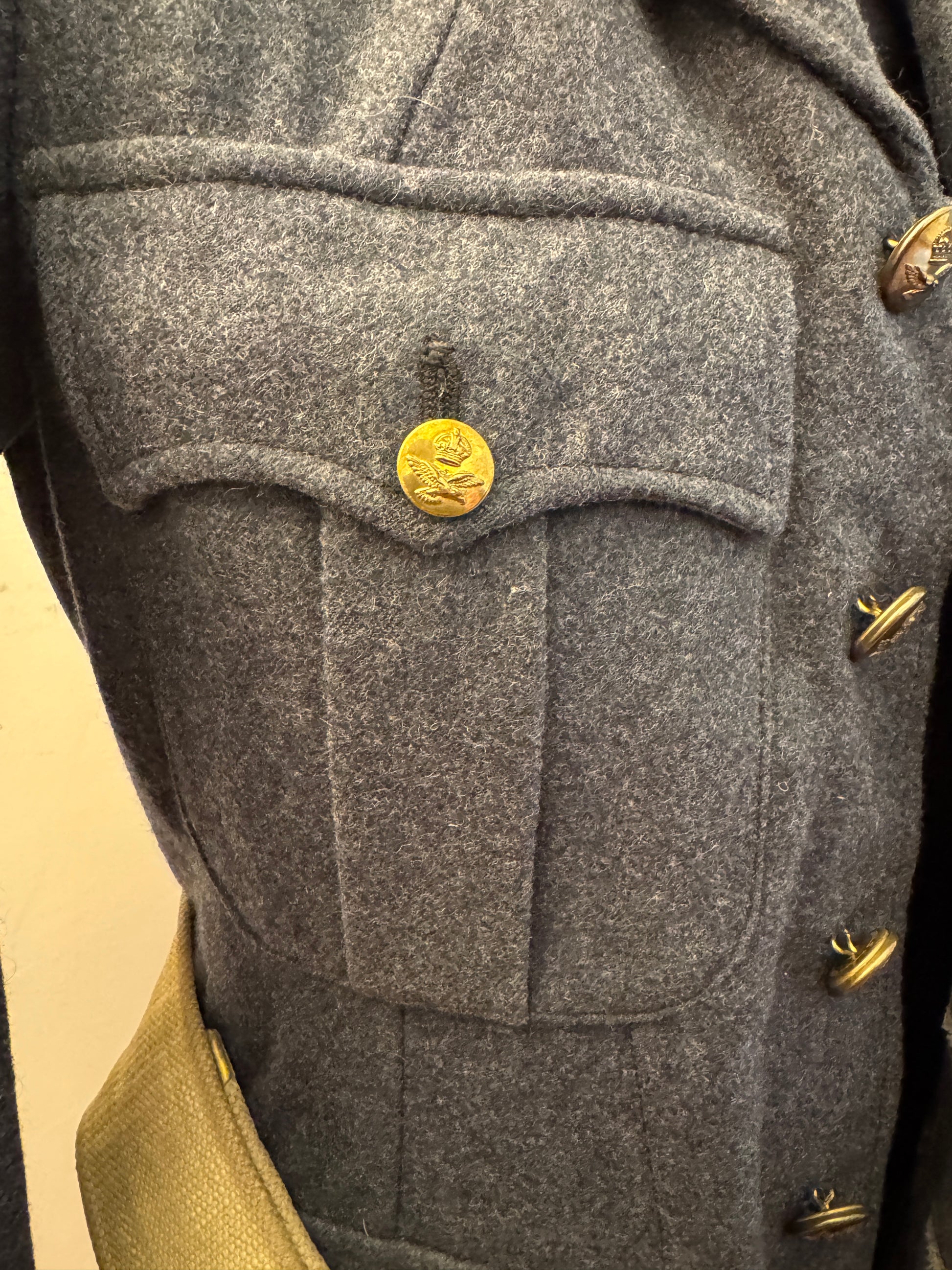 WW2 British RAF Royal Air Force Airman (LAC) Uniform Tunic 1942 – Original Second World War British Service Dress Tunic ta...