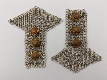 British Army Cavalry Officer's (Captain) Shoulder Chain Mail Epaulettes