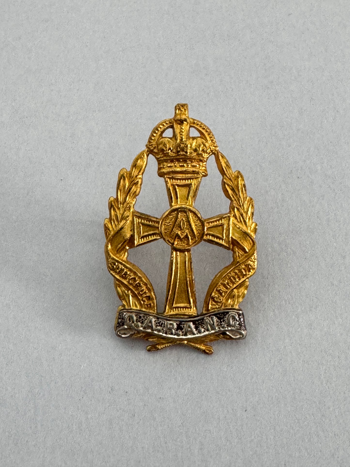 British Queen Alexandra's Royal Army Nursing Corps QARANC Officer's Cap Badge