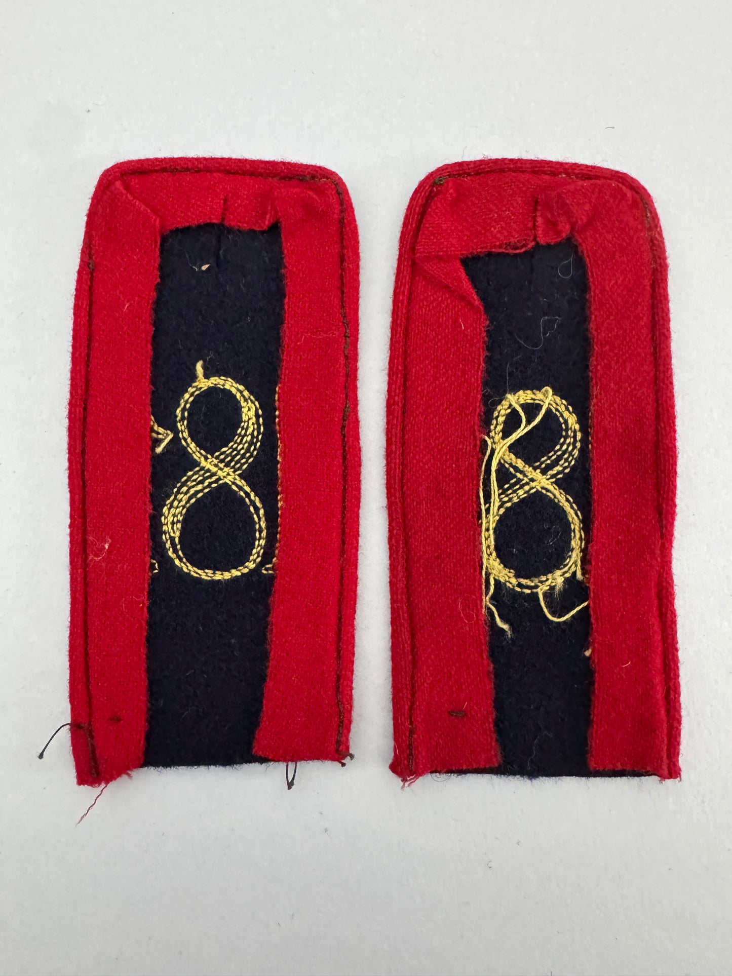 Imperial German Saxony Army 181st Infantry Regiment Shoulder Boards Epaulettes