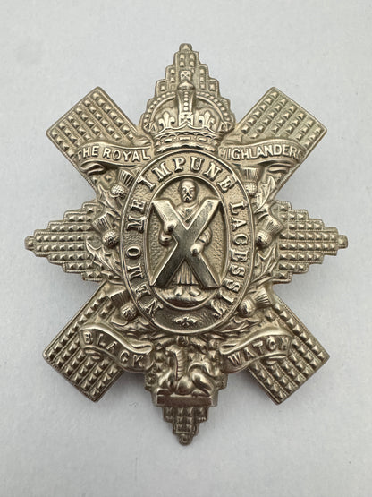 WW1 British Army Black Watch Royal Highlanders Glengarry Cap Badge