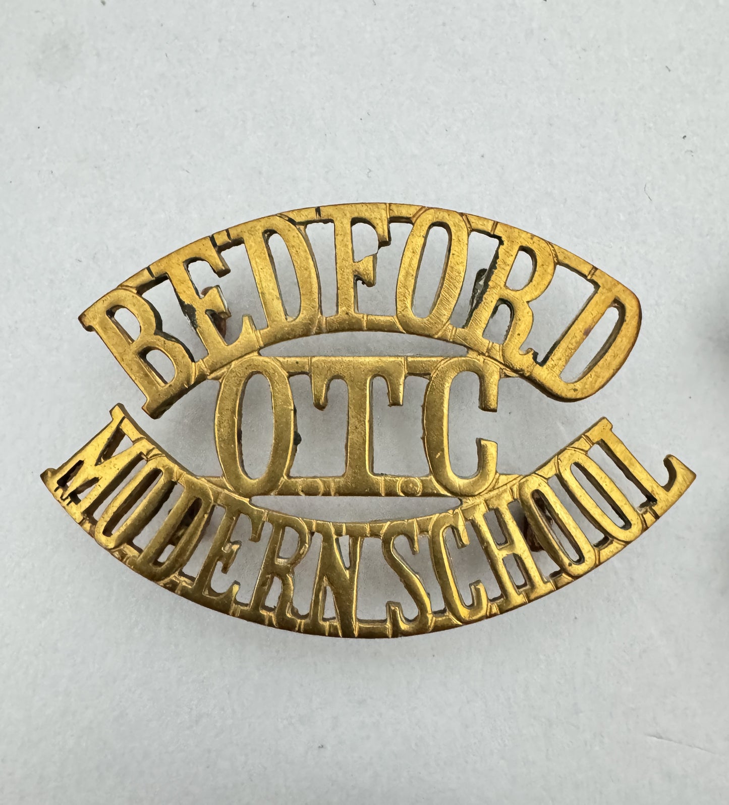 British Army Officer Training Corps Shoulder Titles WW1 WW2 Military School