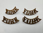 WW1 British Army Yorkshire Regiment (Green Howards) Shoulder Titles (Pairs)