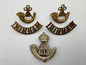 WW1 British Army Durham Light Infantry Regiment Cap Badge & Shoulder Titles
