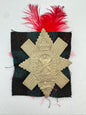 WW2 British Army Royal Highlanders Black Watch Glengarry Cap Badge & Tartan