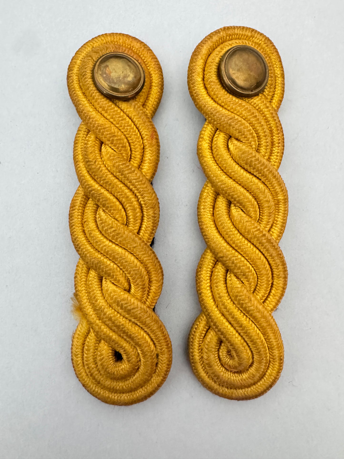 WW2 British Army Officer's 3 Cord Gold Epaulettes Shoulder Boards