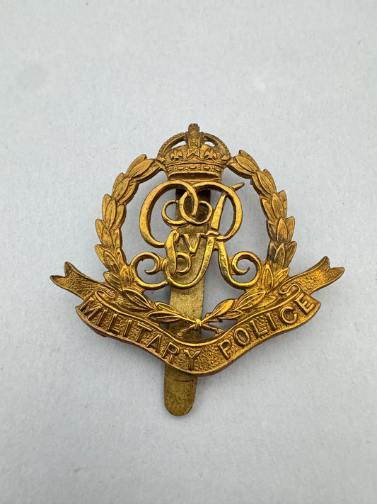 WW1 British Army Military Police (MP) Cap Badge GRV