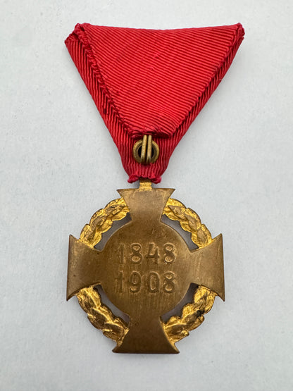 Austro-Hungarian Empire Kaiser Franz Joseph 60th Anniversary Jubilee Medal