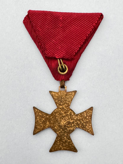 Austro-Hungarian Empire Mobilization Cross 1912-1913 Balkans War Medal