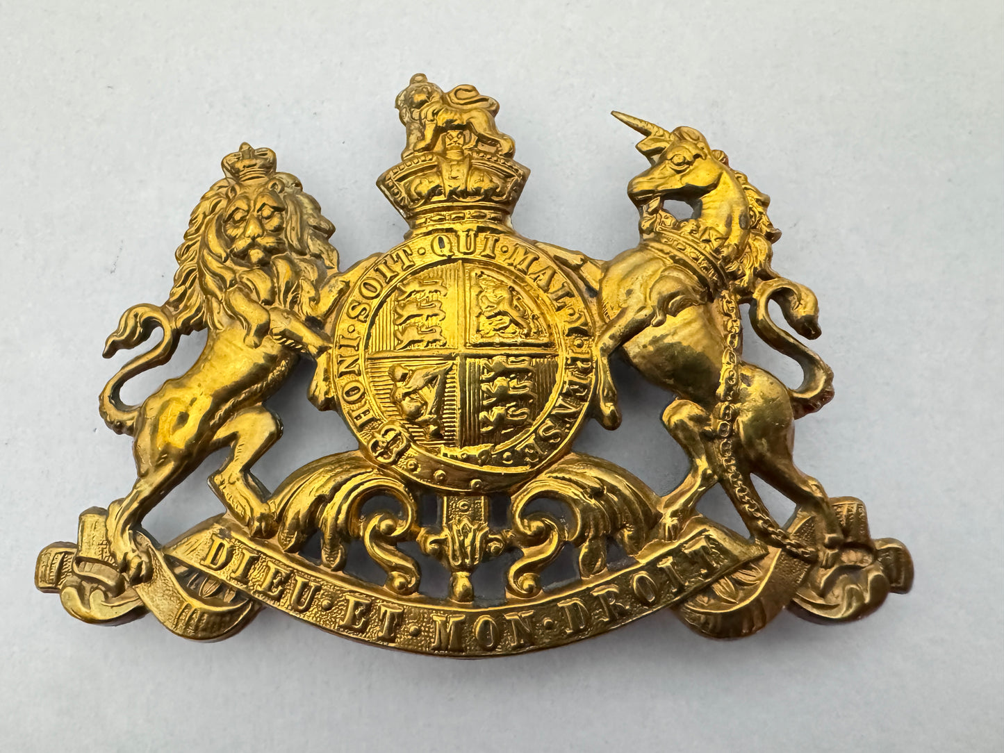 Victorian British Army Household Cavalry Pouch Badge