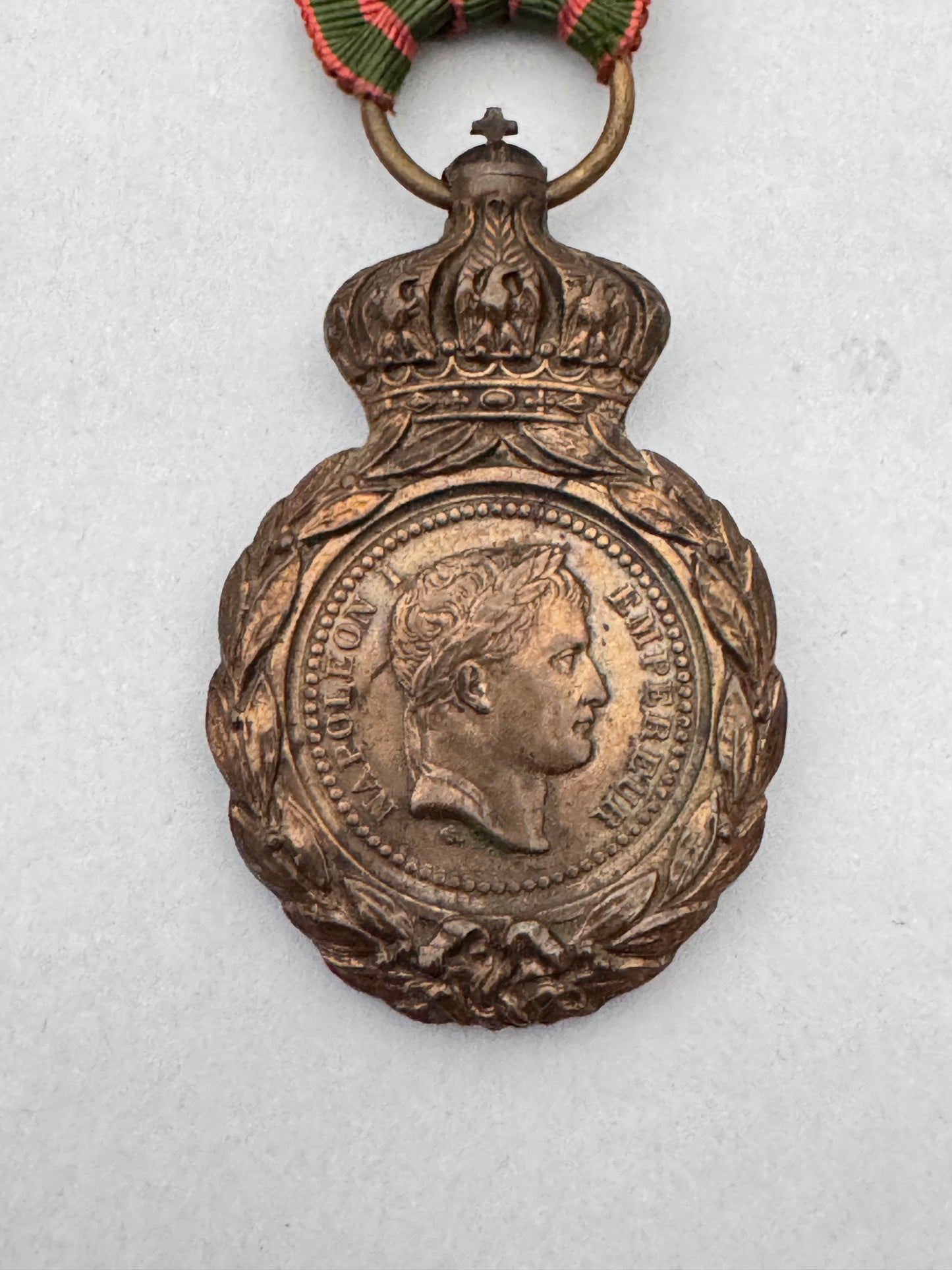 French Saint Helena Medal - 1857 Campaign Award - Napoleon Bonaparte