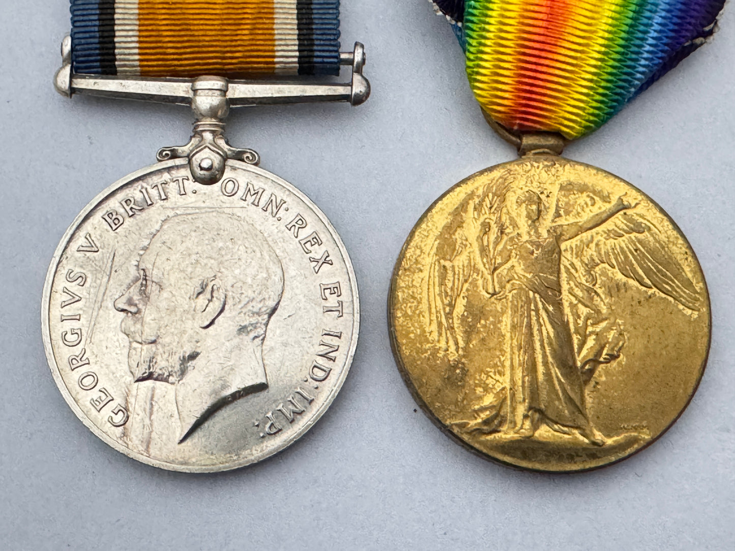 WW1 British Army War Medals - BWM, Inter Allied Victory Medal