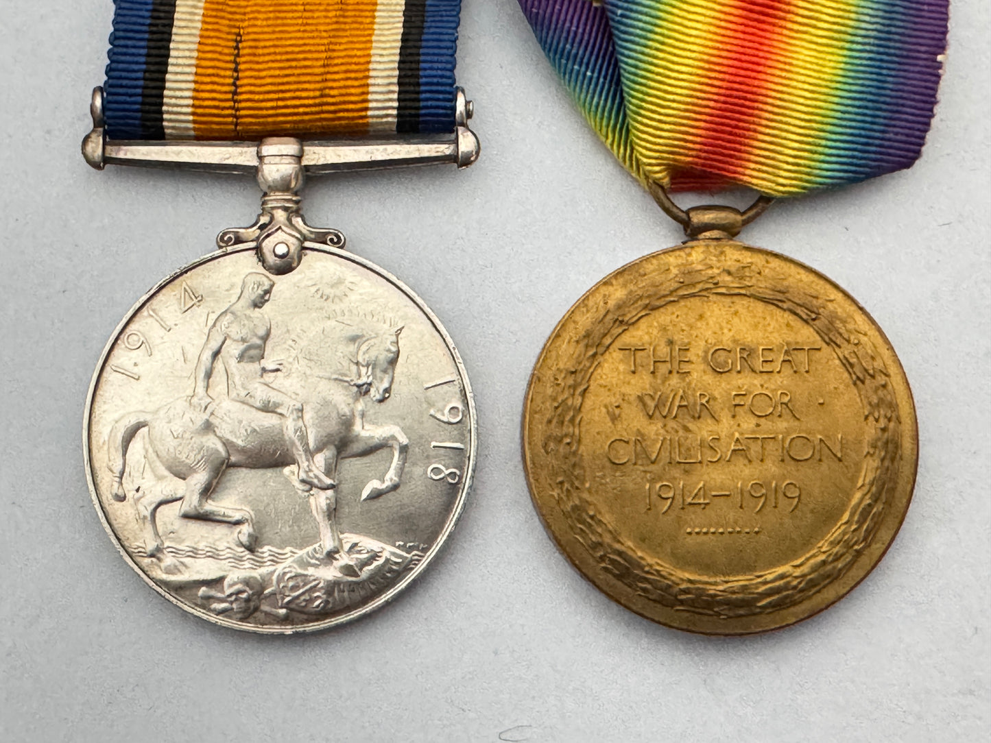 WW1 British Army War Medals - Territorial Force RFA
