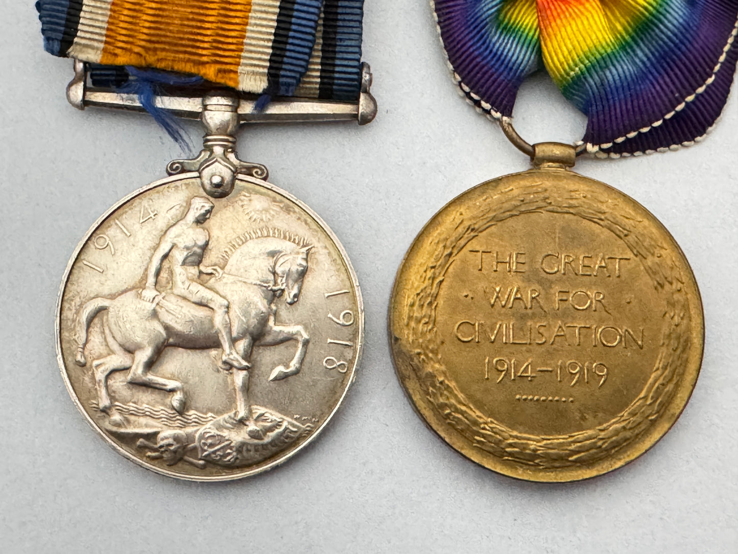 WW1 British Army War Medals - Royal Garrison Artillery