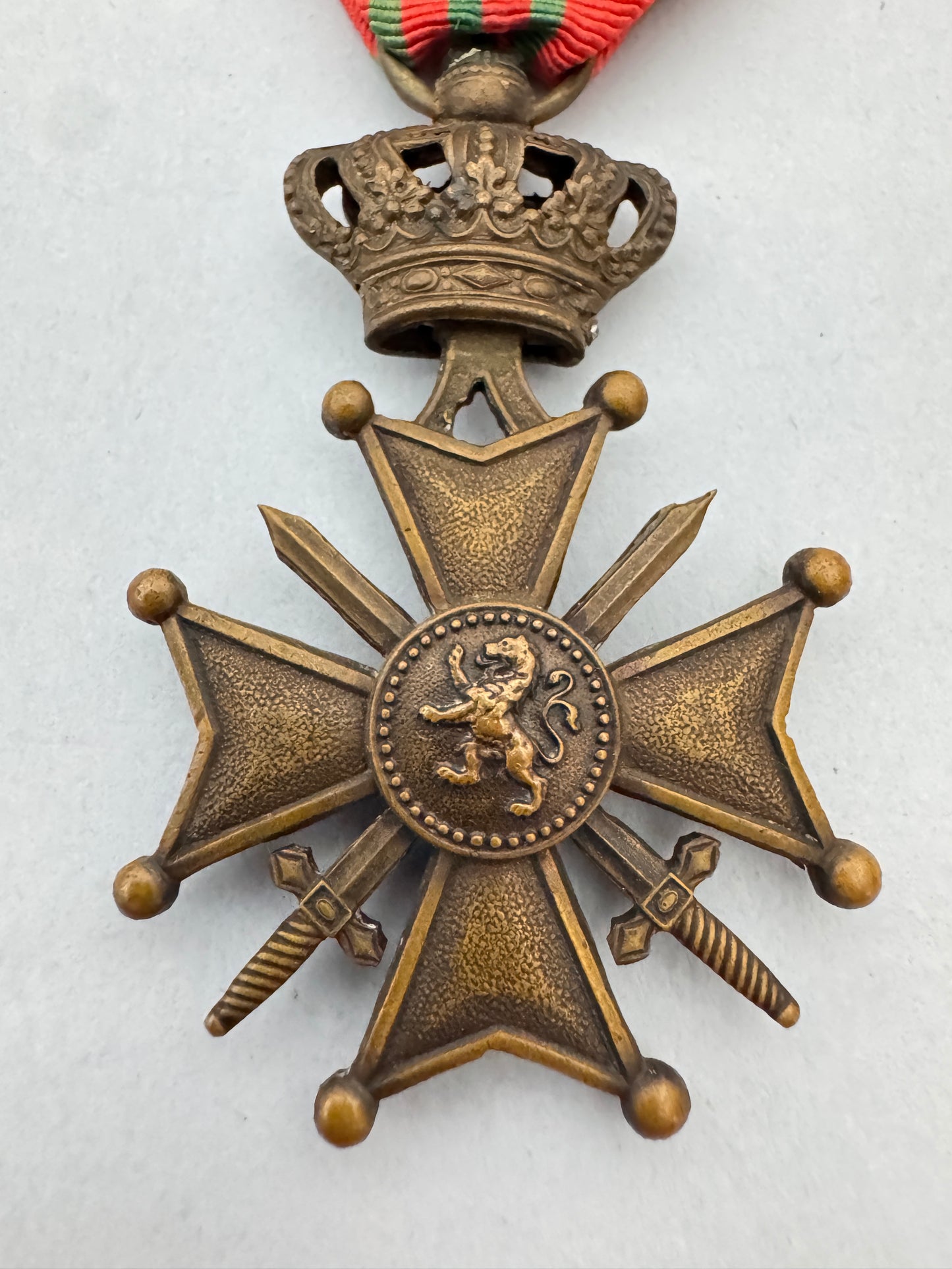 WW1 Belgian Croix de Guerre Medal - War Cross