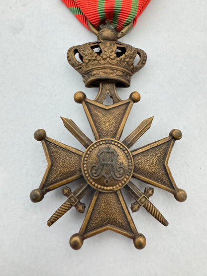 WW1 Belgian Croix de Guerre Medal - War Cross