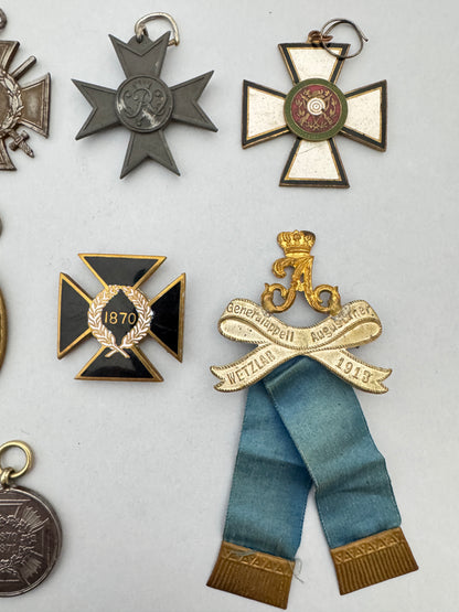 Imperial German Army War Medals Badges - Franco-Prussian War - WW1