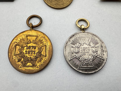 Imperial German Army War Medals Badges - Franco-Prussian War - WW1