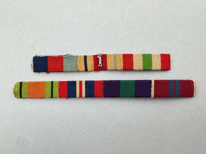 WW2 British 1st Army Cloth Medal Ribbon Bar – An original, uniform removed, medal ribbon bar of a serviceman of the 1st Army.