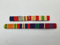 WW2 British 1st Army Cloth Medal Ribbon Bar – An original, uniform removed, medal ribbon bar of a serviceman of the 1st Army.