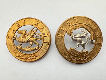 British Army Infantry Helmet Plate Centre Badges (6)