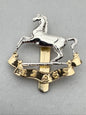 Post WW2 British Army King's Liverpool Regiment Staybrite Anodised Cap Badge