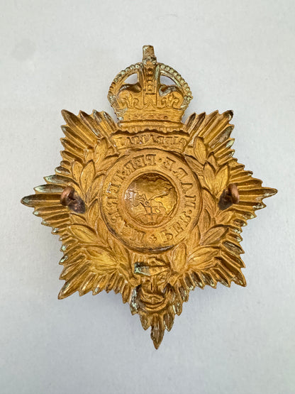 WW2 British Royal Marines Pith Helmet Badge