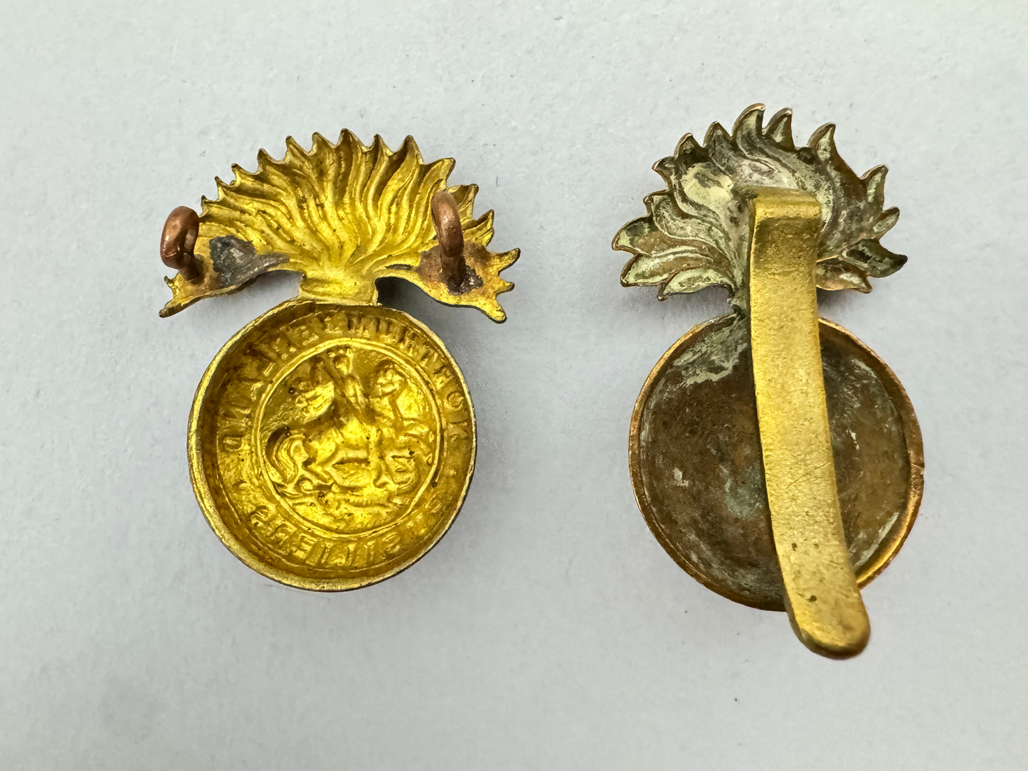 British Army Northumberland Fusiliers Cap Badges WW1 WW2