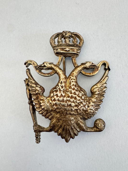 Antique Masonic Double Headed Eagle Pin Badge