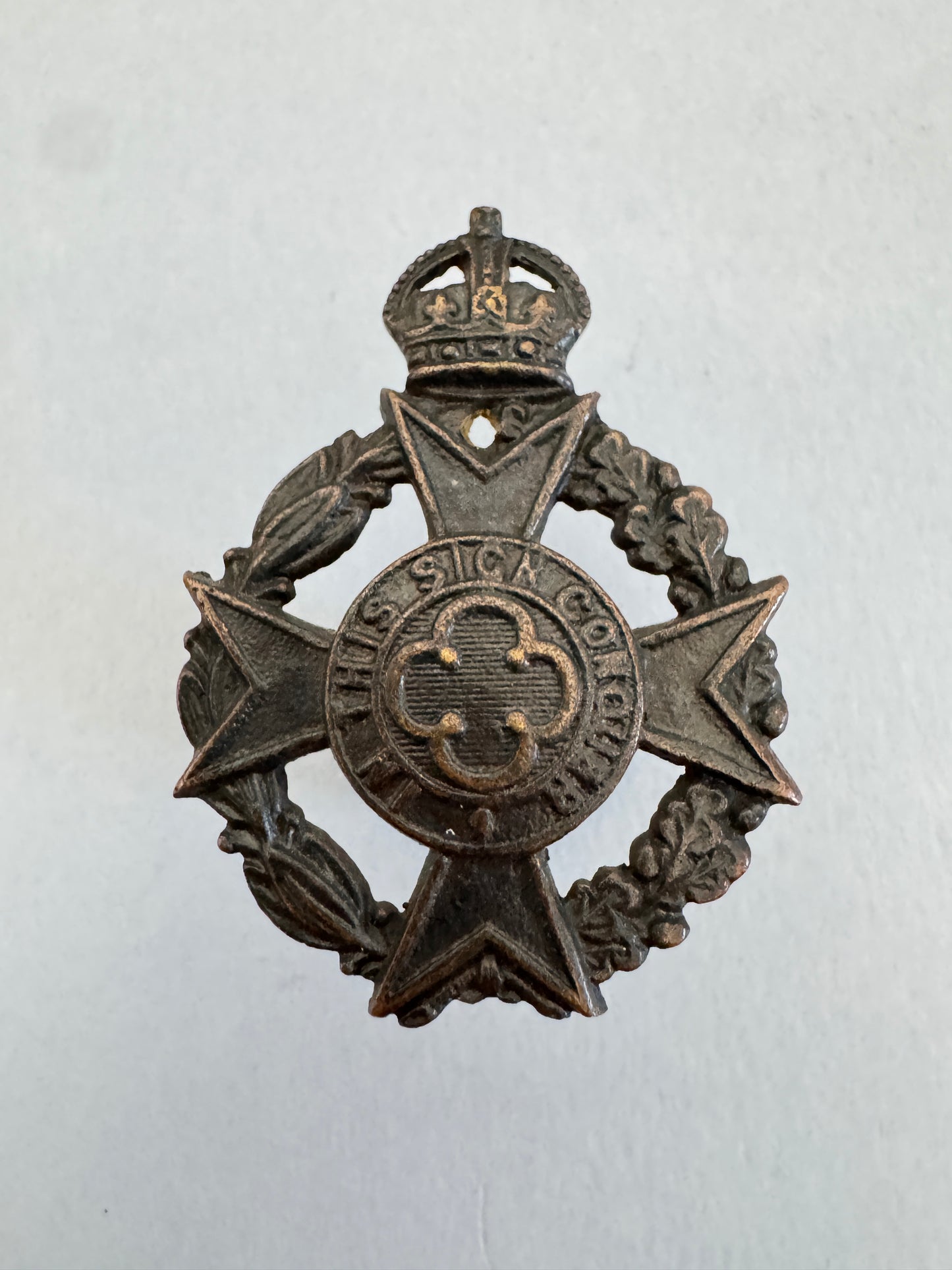 WW2 British Royal Army Chaplains Department Officer's Cap Badge