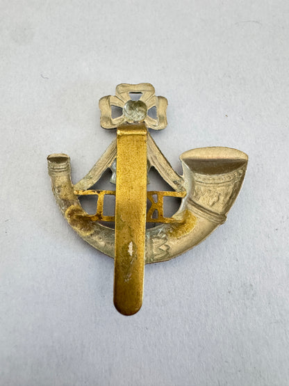 WW2 British Army King's Shropshire Light Infantry Regiment Cap Badge