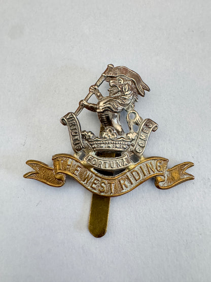 WW2 British Army Duke of Wellington's West Riding Regiment Cap Badge