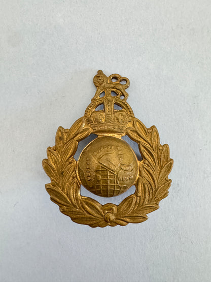 WW2 British Royal Marines Cap Badge