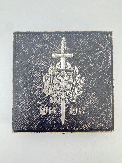 WW1 Austrian Empire Eiserne Salvatormedaille (Iron Salvator Medal)