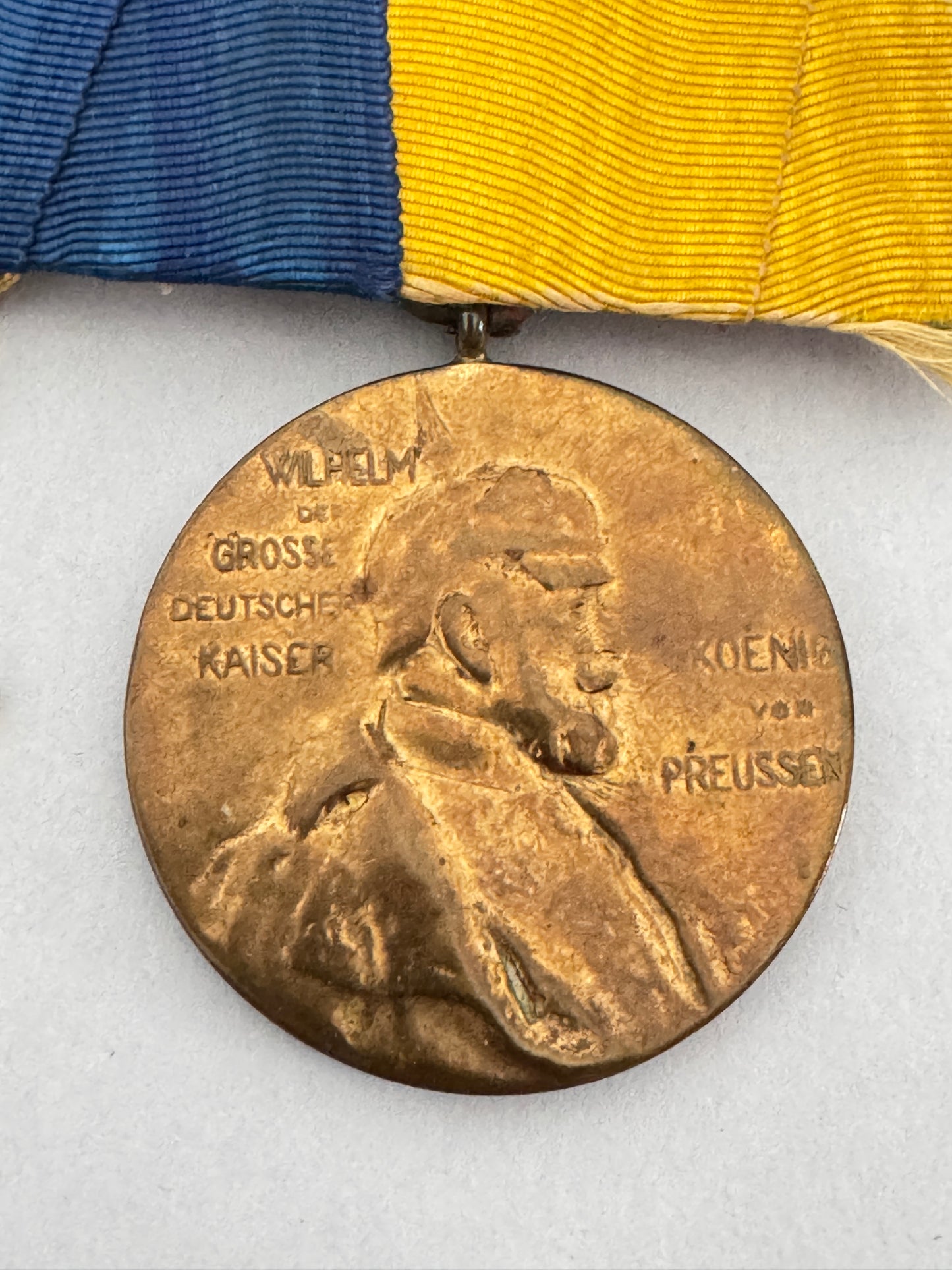 WW1 Imperial German Prussian Officer's Mounted Medal Bar
