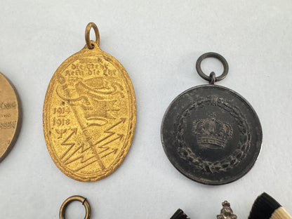 WW1 Imperial German Prussian Army War Medals Badges Pins