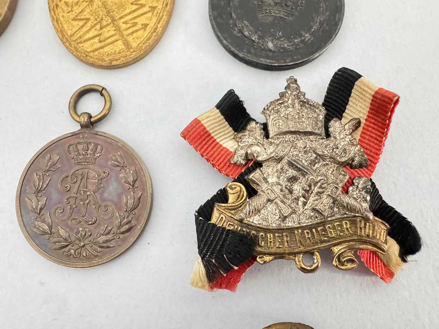 WW1 Imperial German Prussian Army War Medals Badges Pins
