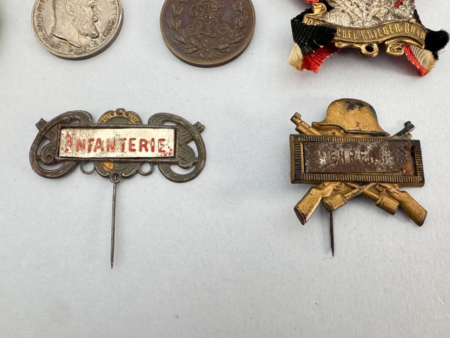 WW1 Imperial German Prussian Army War Medals Badges Pins