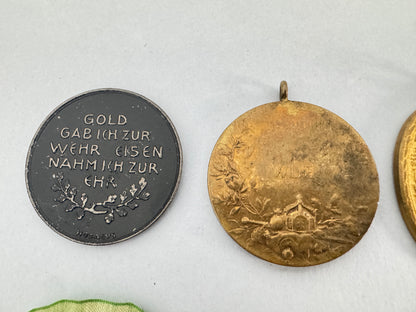 WW1 Imperial German Prussian Army War Medals Badges Pins