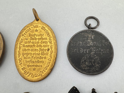 WW1 Imperial German Prussian Army War Medals Badges Pins