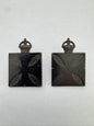 WW1 British Army Chaplains Department Officer's Uniform Collar Badges (Pair)