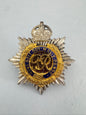 WW2 British Royal Army Service Corps (RASC) Officer's Silver Plated Cap Badge