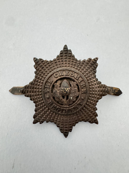 WW2 British Army Cheshire Regiment Officer's OSD Cap Badge