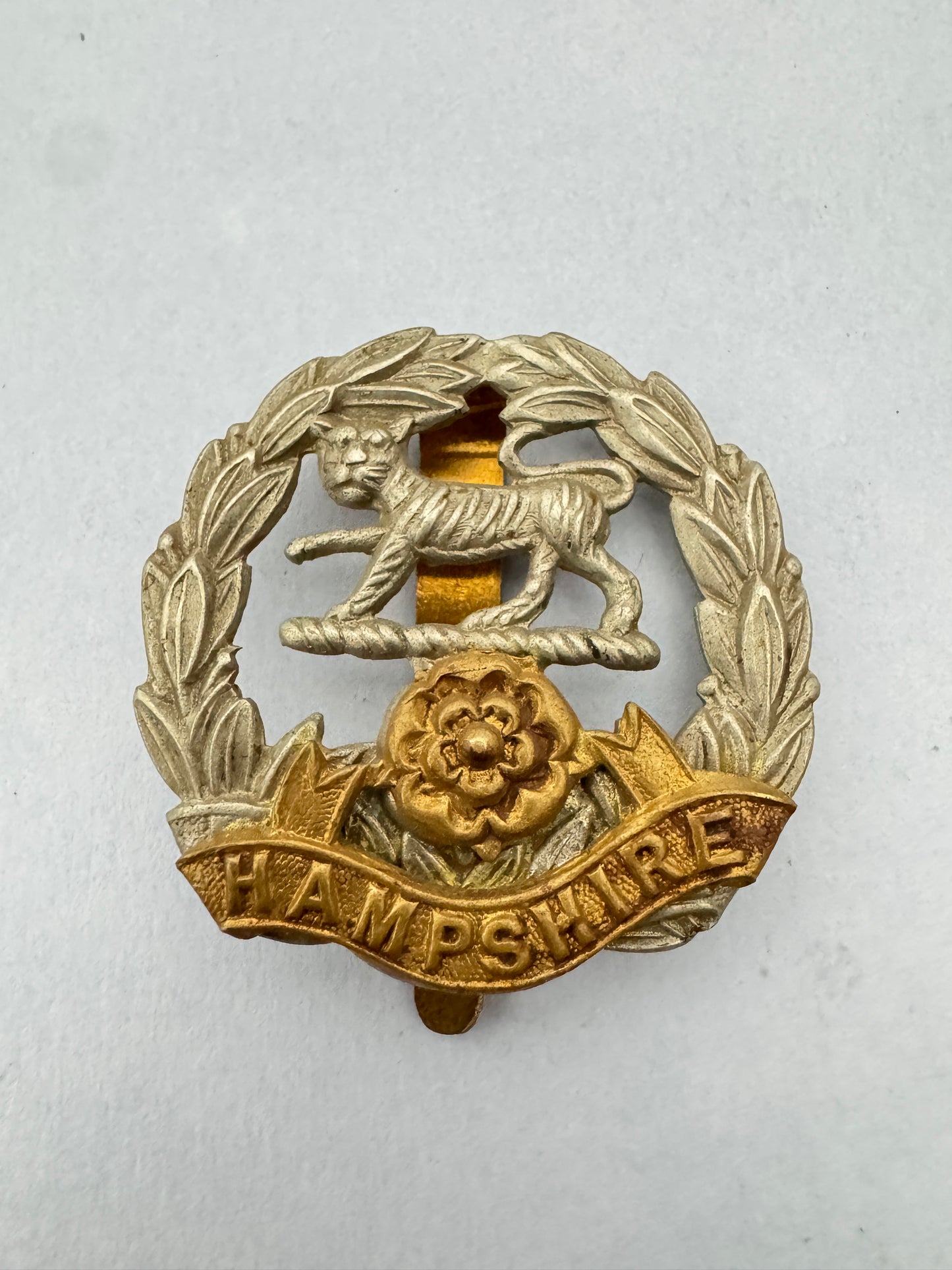 WW1 British Army Hampshire Regiment Cap Badge