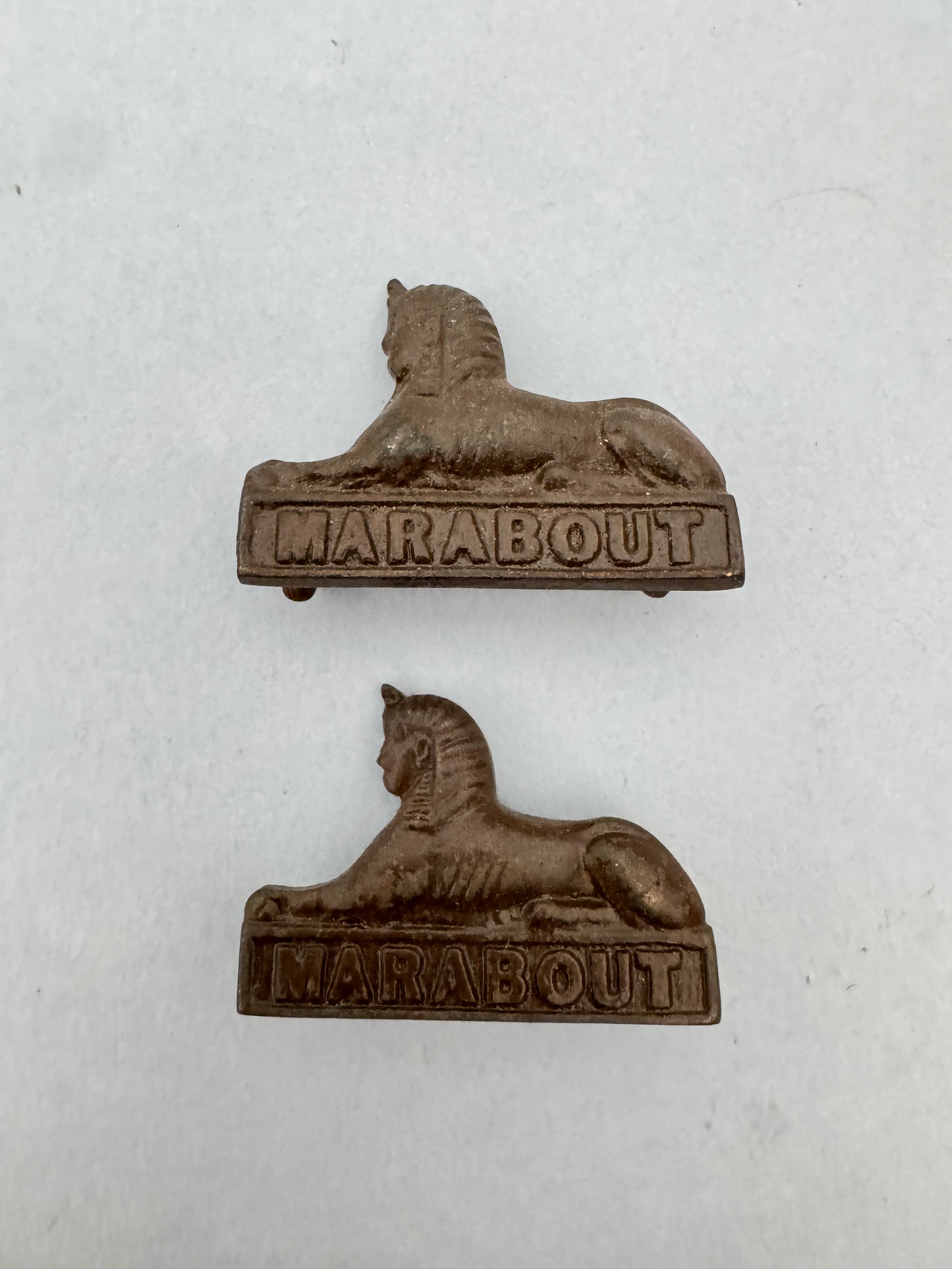 WW2 British Army Dorsetshire Regiment Officer's OSD Collar Badges (Pair)
