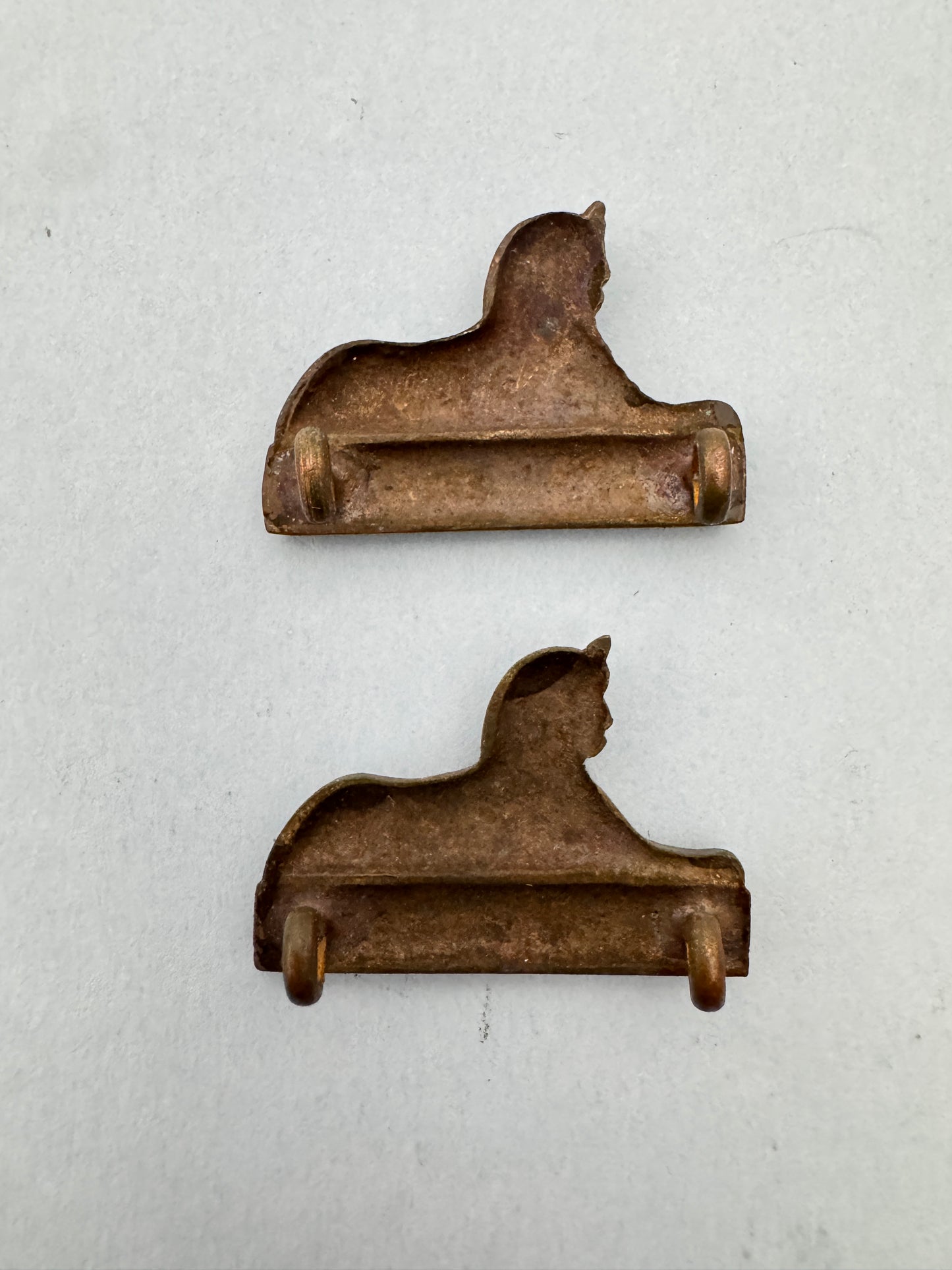 WW2 British Army Dorsetshire Regiment Officer's OSD Collar Badges (Pair)