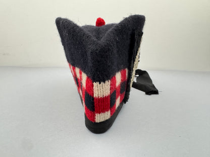 British Army Gordon Highlanders Diced Glengarry Side Cap – Original Second World War era British Glengarry forage cap of a...