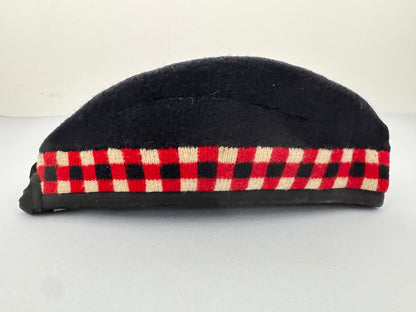 British Army Gordon Highlanders Diced Glengarry Side Cap – Original Second World War era British Glengarry forage cap of a...