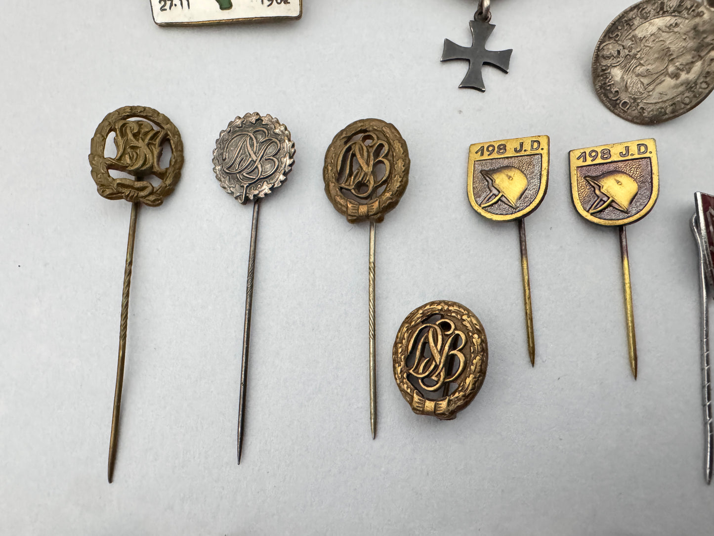 Collection of German Stickpin Miniature Awards & Membership Badges
